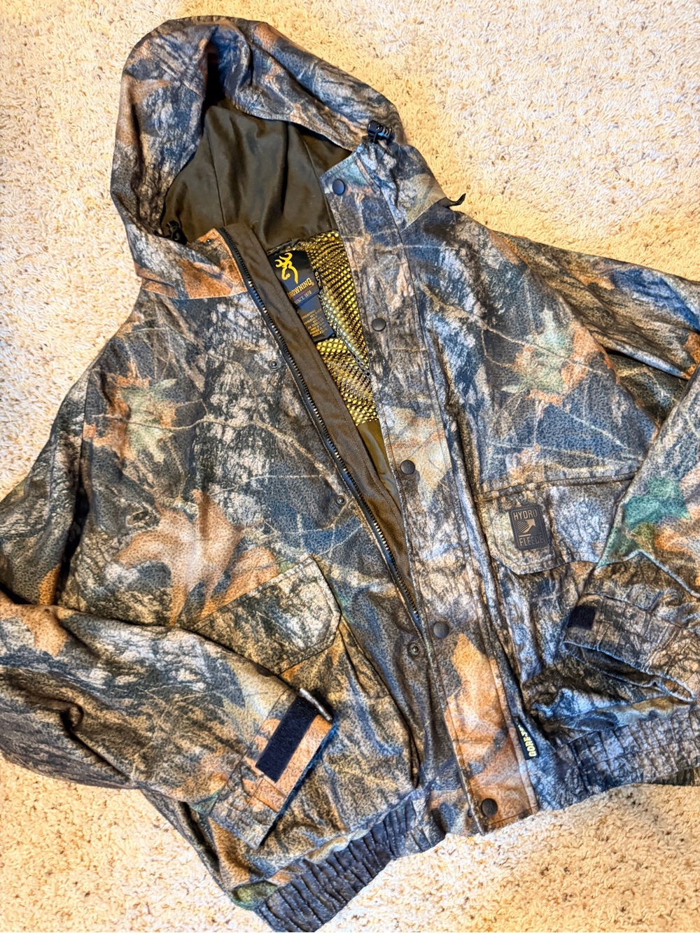Browning Realtree Camo Hooded Hunting Jacket